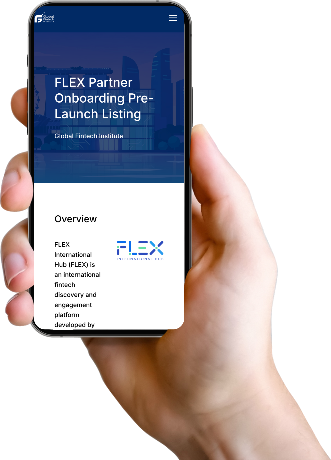 FLEX Partner Onboarding on mobile